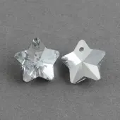 Star Electroplated Glass Pendants