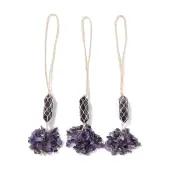 Natural Amethyst Reiki Healing Wall Hanging Pendant
