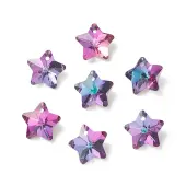 Electroplate Glass Charms