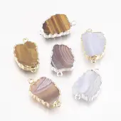 Natural Mixed Gemstone Links connectors
