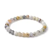 Natural African Opal Round Beaded Stretch Bracelets