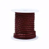 Braided Cowhide Leather Cord