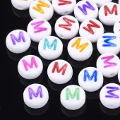 Initial Acrylic Beads