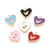 Alloy Enamel Pendants