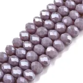 Electroplate Glass Beads Strands