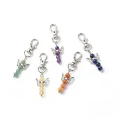 Gemstone Beaded Angel Pendant Decoration