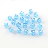Transparent Acrylic European Beads