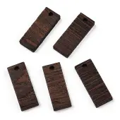 Natural Wenge Wood Pendants