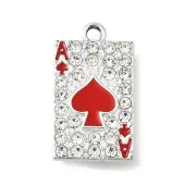 Alloy Rhinestone Pendants