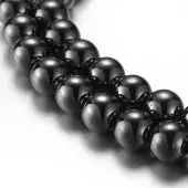 Magnetic Synthetic Hematite Bead Strands