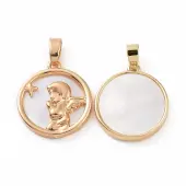 Brass Shell Pendants