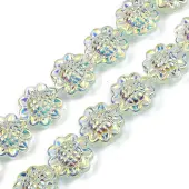 Electroplate Glass Bead Strands