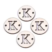 Unfinished Natural Poplar Wood Links Connectors