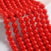 Painted Glass Bead Strands