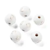 Wood European Beads