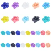 HOBBIESAY 20 Style Food Grade Eco-Friendly Silicone Beads