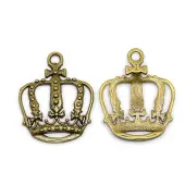 Antique Bronze Crown Pendants Tibetan Style Pendant