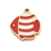 304 Stainless Steel Enamel Charms