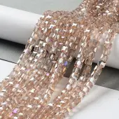 Electroplate Glass Bead Strands
