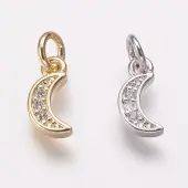 Brass Cubic Zirconia Pendants