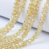 Electroplate Glass Beads Strands