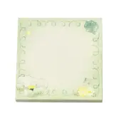 100 Sheets Flower Pattern Pad Sticky Notes