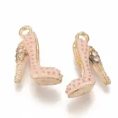 Alloy Enamel Stilettos Pendants