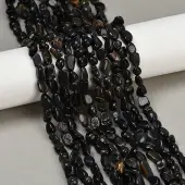 Dyed Natural Blue Tiger Eye Beads Strands