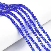 Electroplate Glass Beads Strands