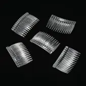 Clear Plastic Hair Comb Findings