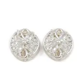 Brass Pave Cubic Zirconia Multi-strand Links