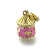 Brass Enamel Pendants