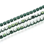 Iron Rhinestone Cup Chains