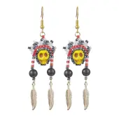 Iron Dangle Stud Earring