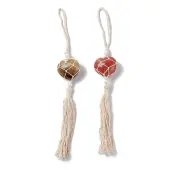 Synthetic Watermelon Stone Glass Pendant Decorations