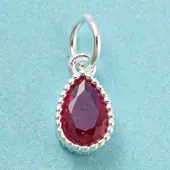 925 Sterling Silver Birthstone Charms