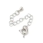 Rack Plating Brass Ends with Chain and Clasps