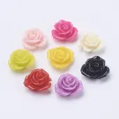 Mixed Resin Flower Cabochons