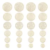 60Pcs 6 Styles Brass Connector Charms