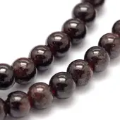 Garnet Round Beads Strands