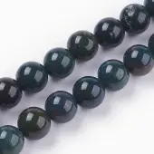 Natural Bloodstone Beads Strands
