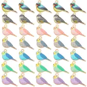 42Pcs 7 Colors Spray Printed Alloy Pendants