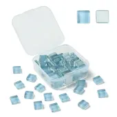 60Pcs Transparent Glass Cabochons