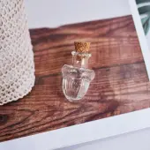 Clear Glass Cork Bottles Ornament