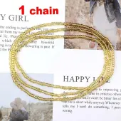 Glass Seed Rondelle Beaded Waist Beads