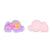 Plate Transparent Acrylic Cabochons