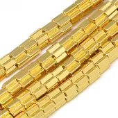 Electroplate Non-magnetic Synthetic Hematite Beads Strands