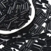 Opaque Glass Bugle Beads