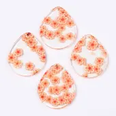 Transparent Clear Cellulose Acetate(Resin) Pendants