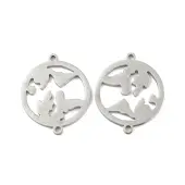 Non-Tarnish 304 Stainless Steel Connector Charms